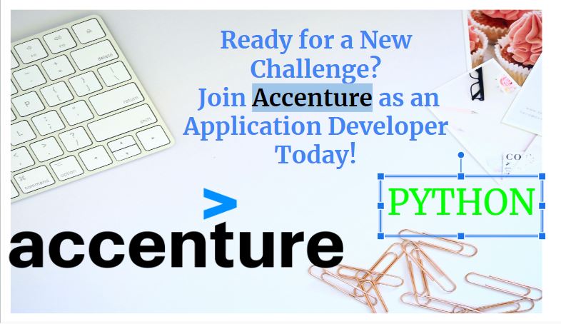 accenture python job